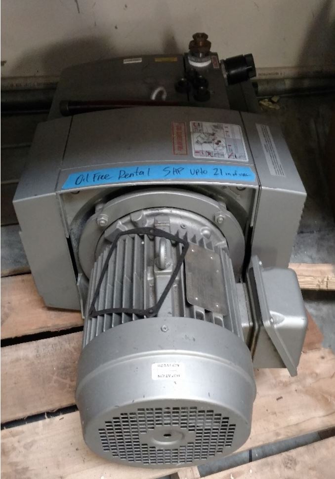 Becker oil free totary vane vacuum pump